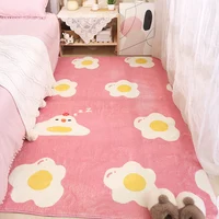 Bedroom Carpet Cartoon Girl New Home Decor Living Room Carpet Rectangular Fluffy Soft Pink Room Decor Rug Baby Play Mat Cute Rug 2