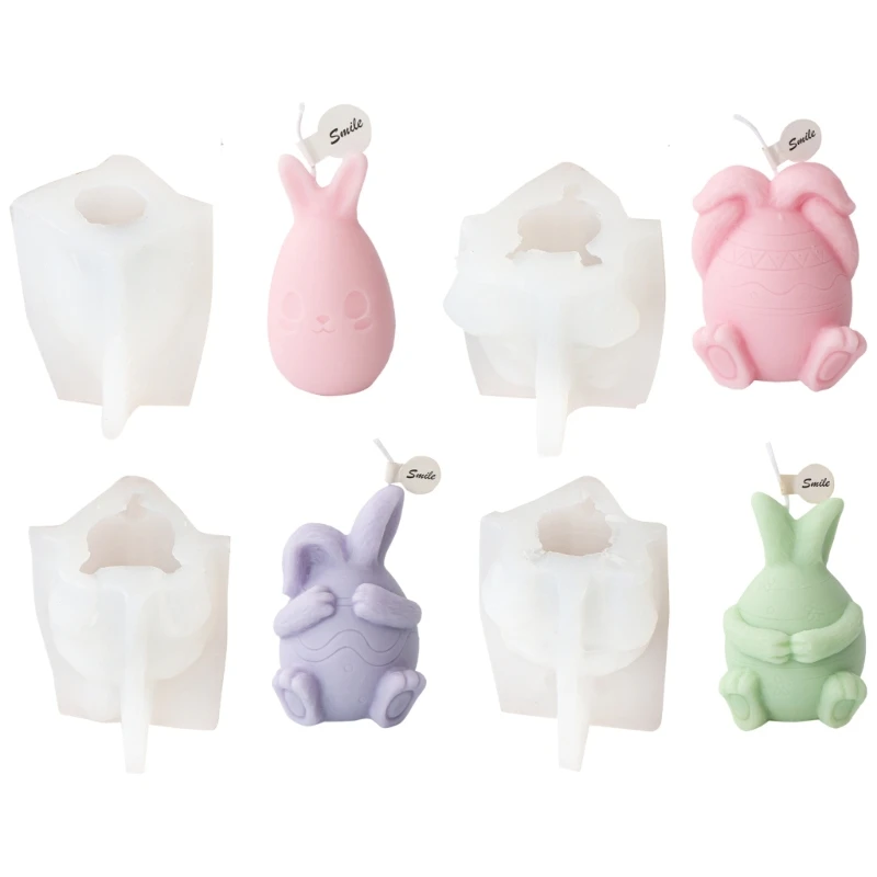 

Easter Rabbit shaped Silicone Mold Perfect Gift for Craft Enthusiasts N0HE