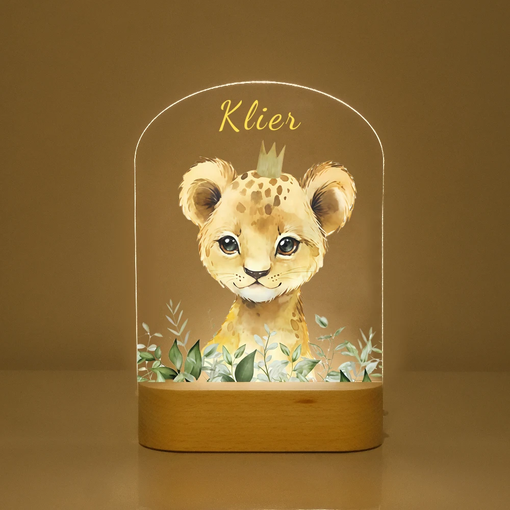 Elephant Animal Night Light Custom Child Nightlight Bedroom Bedside lamp LED Lamp Mood Lighting Home Decor Kids Birthday Gift