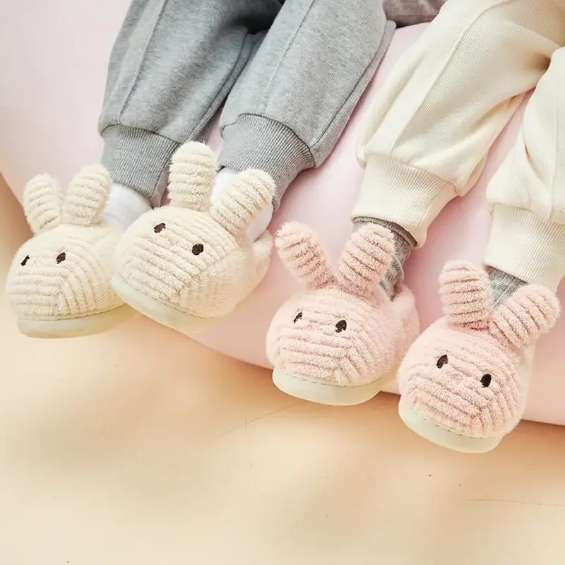 

Animal Home Slippers Winter Cute Girl Shoe Plush Bag Heel Boy Girl Shoe Baby Cotton Shoe Cartoon Light Kid Shoezapatos Niña홈 슬리퍼