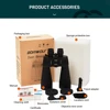 BORWOLF Large Objective lens 25-75X70 Binoculars  FMC Optical  High Power Hunting Birdwatching Telescope Light night vision 6