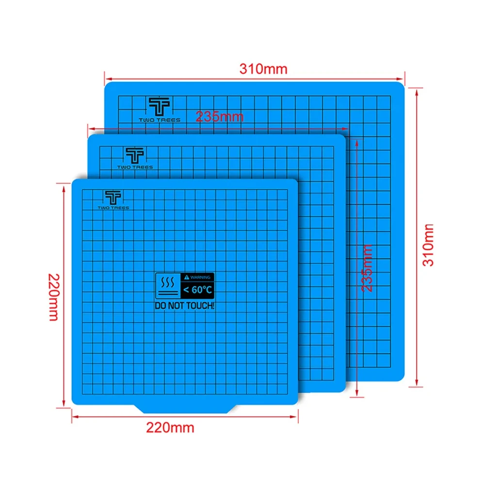 Fita de Base de Impressão Magnética para Impressora 3d 220 235310 mm Adesivo de Base Térmica Quadrada Cama Quente Fita de Construção de Placa Placa Flexível de Superfície para Ender 3 - Imagem 6
