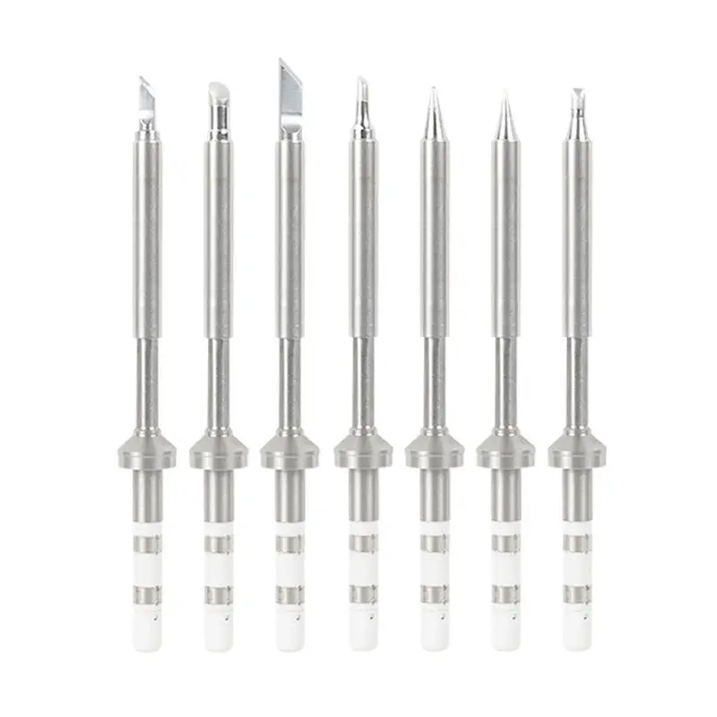 TS100 Electric Copper Soldering Iron Tips K KU I D24 BC2 C4 C1 JL02 DIY Replacement Welding Head Soldering Station Kits 5