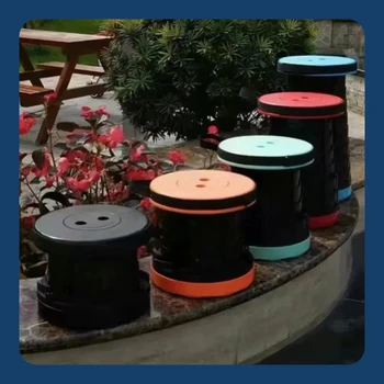 Rainbow Telescopic Folding Stool 1