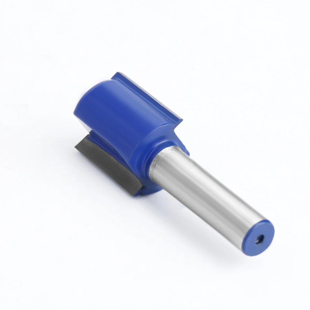 8mm Shank Router Bit Double Flute Wood Milling Cutter Carbon Steel& Alloy Straight Trimming Cutters Woodworking tools Wood router Plunge router