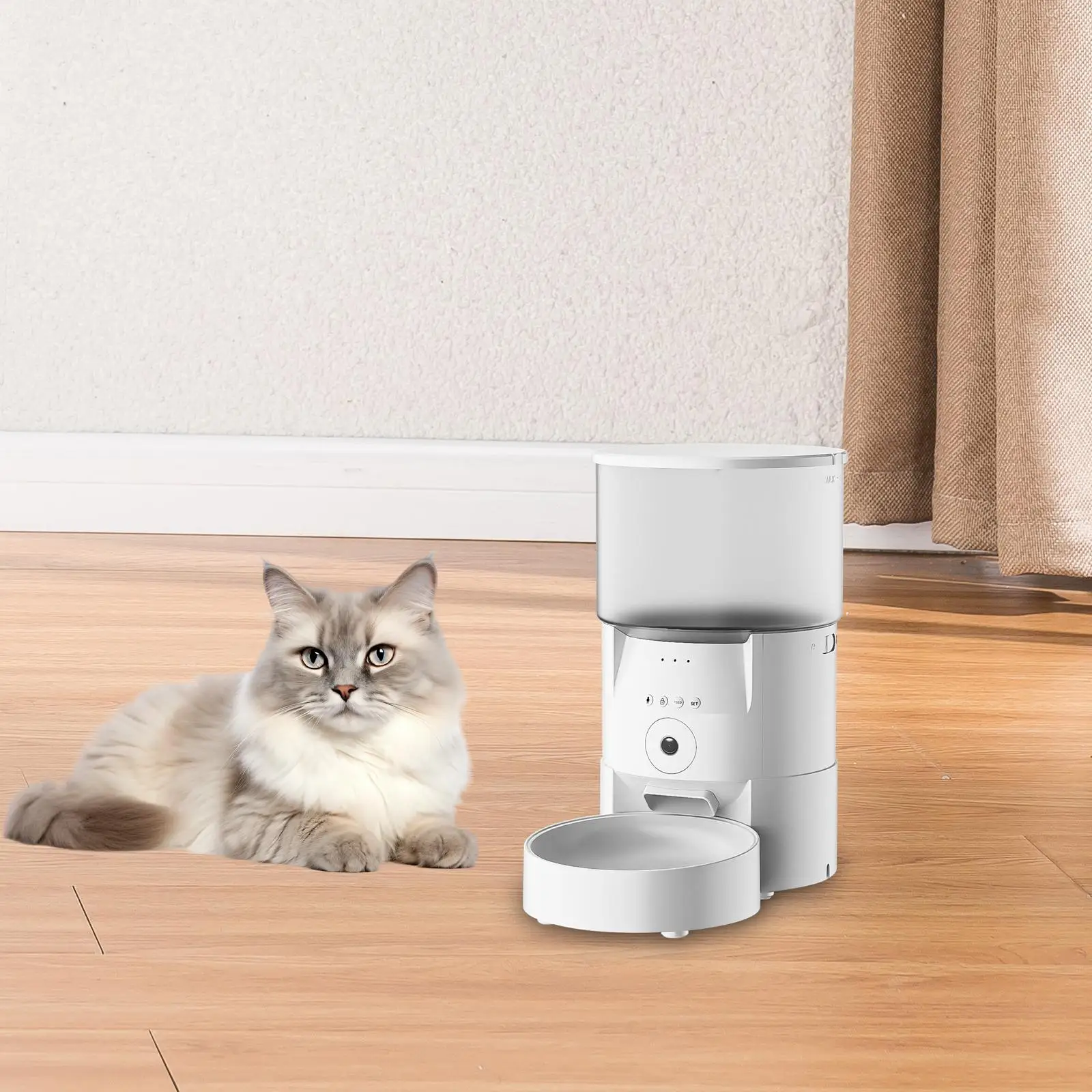 

Cat Feeder Automatic 10S Meal Call Pet Feeder for Cat Dog for Dogs Pets Cats