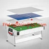 7FT New Fashion 4 In 1 Rotating Multi Game Table Set  with Billiard Table/ Air Hockey/Tennis/Dinning Table 2