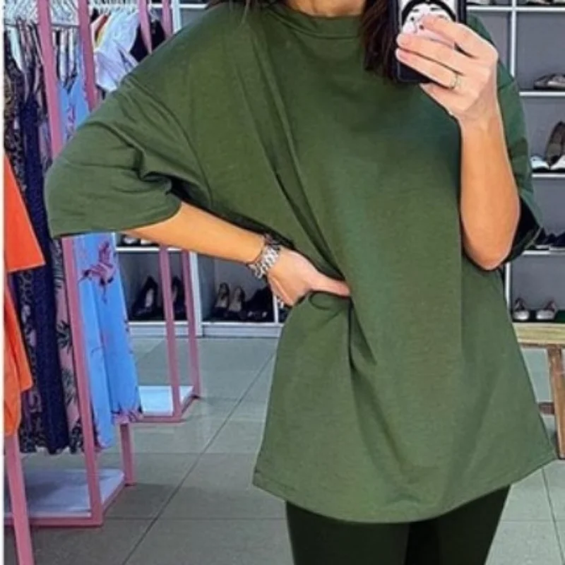 Women Half Sleeve T-shirt Top Shorts Homewear Two Pieces Suit Leisure Set Bodycon Shorts Bottom Suit Two Piece Sets Outfit