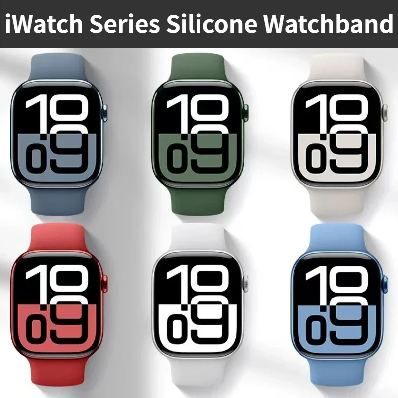 Premium Soft Silicone Watch Band - Elegant and Comfortable Replacement Strap