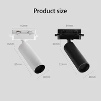 Led Track Light 3 Degree Beam Rail Spot Light Adjustable Angle Anti Glare Spotlight Museum Room Atmosphere Wall Washing Lighting 2