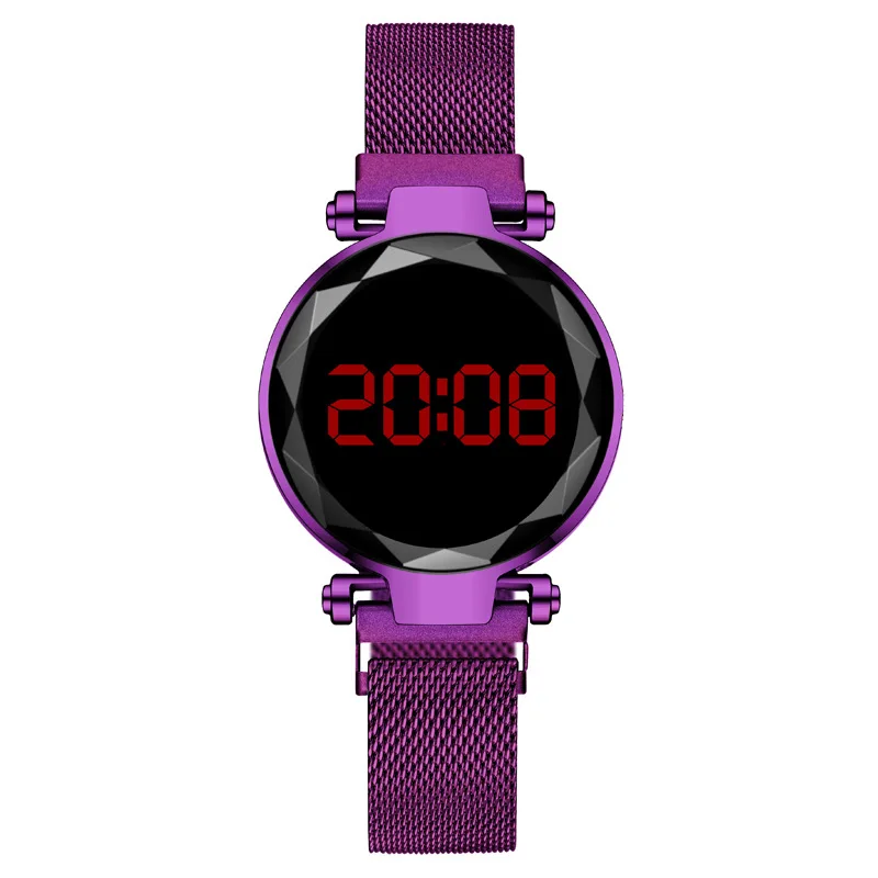 LED 전자 시계, 여성용 시계, 자석 자석, 게으른 사람 재고, 신제품