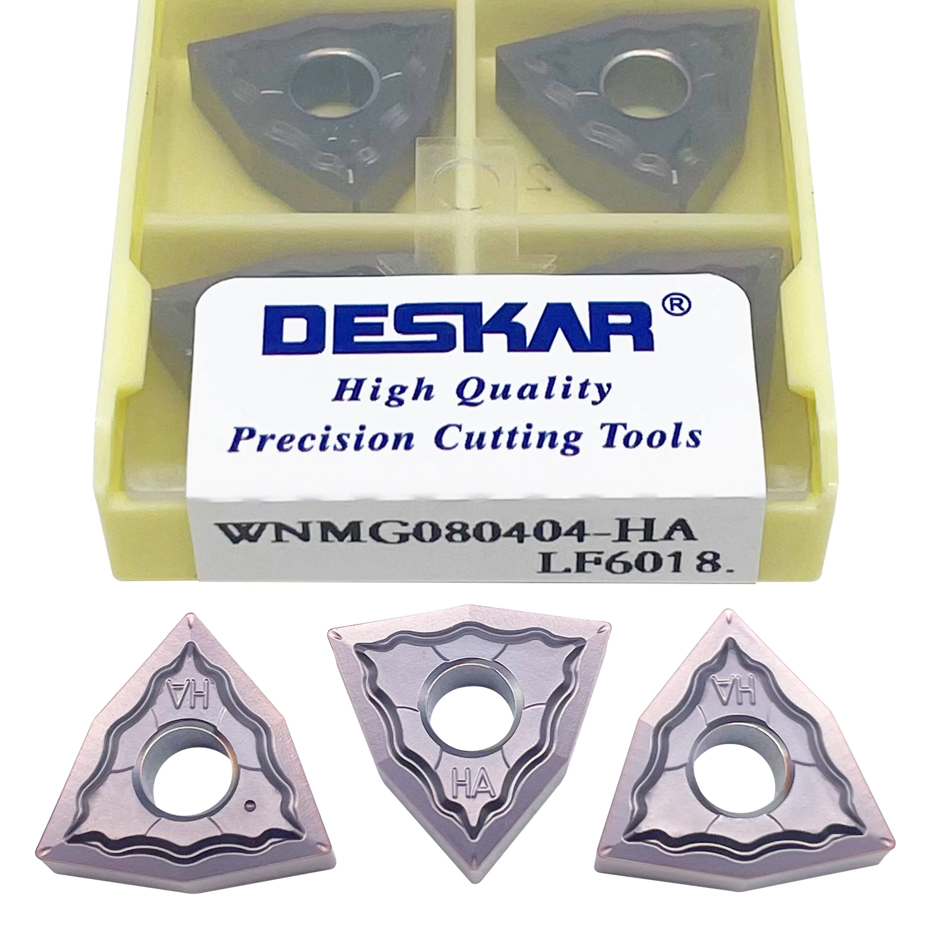 WNMG080404 WNMG080408 MA MS MQ JMS HA HS LF6018 Turning carbide inserts Turning blade special for Stainless Steel Lathe Tool