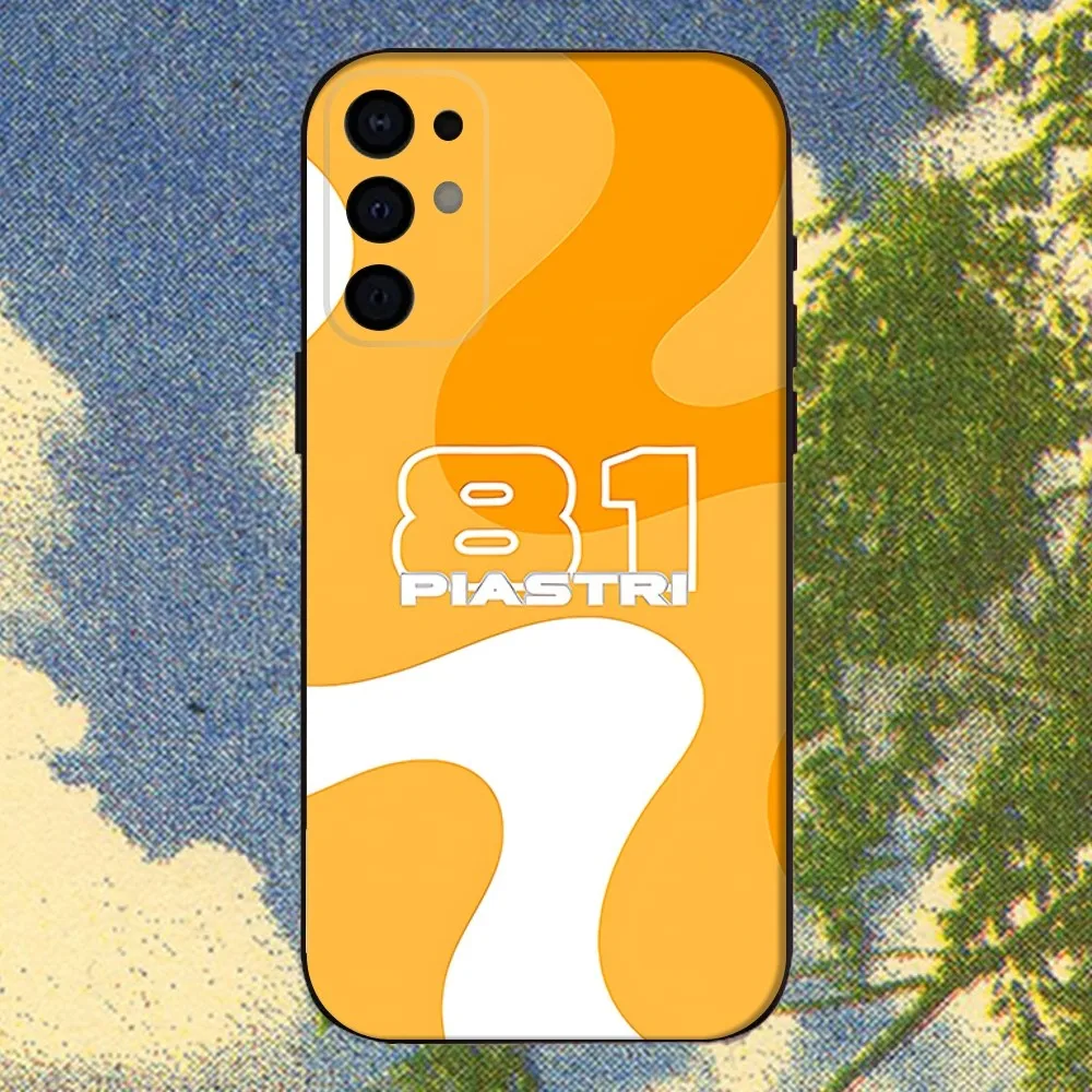 Oscar Piastri Inspired Black Phone Case Cover