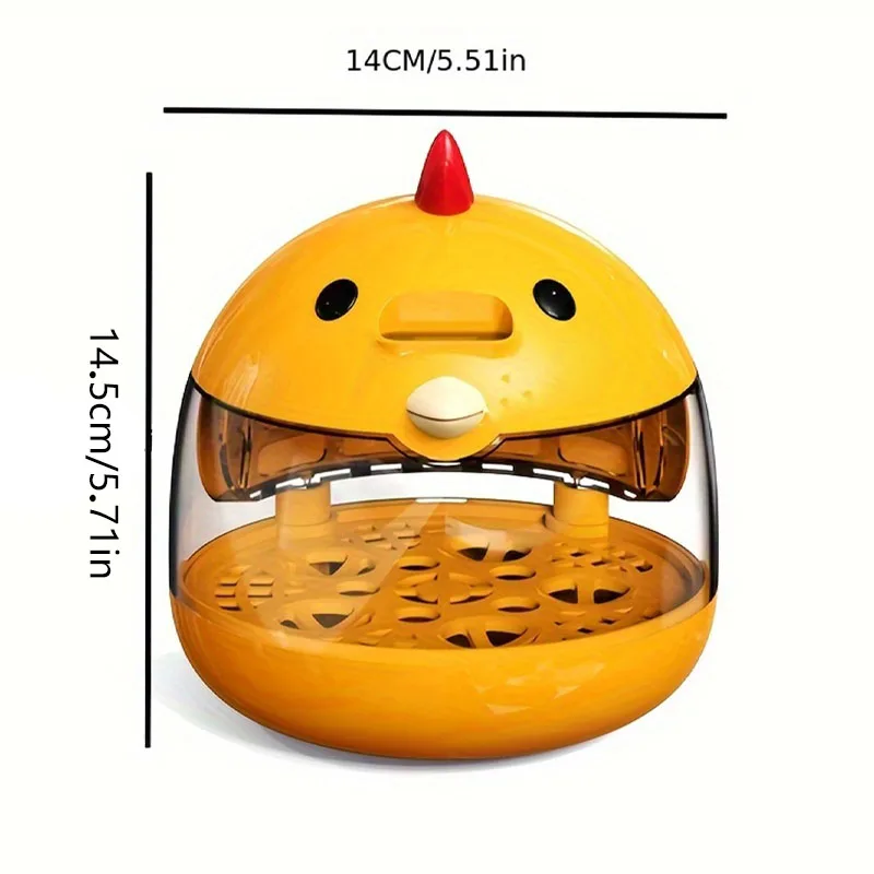 Egg incubator incubator light transparent window 5 eggs humidity control automatic temperature control manually turn the eggs egg incubator