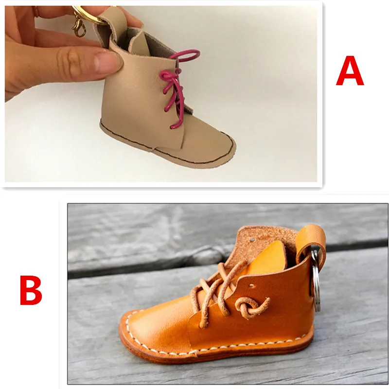 Leather Handicraft Cartoon Shoe Hanger Sewing Mode Acrylic Template 1Set 4x8.5x4CM leather craft template,sewing template