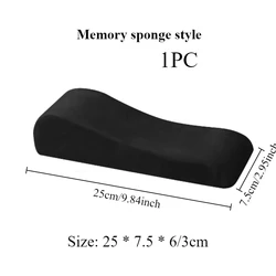 Ergonomic Memory Foam Armrest Cushions - Enhanced Comfort for Gaming and Office Chairs (BlackA - 1pc)