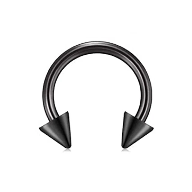 Set 5 Anelli Per Piercing Naso - Acciaio Chirurgico 316L, Misure 6-16 Mm, Multicolore - Foto 13