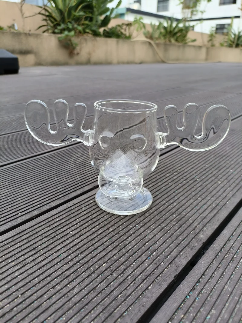 1-6PCS Christmas Vacation Movie Mug Shot Glass Wavy Double Layer Glass Mug Ceramic Coffee Mugs Cups Ceramic Coffee Mugs Single