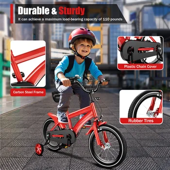 Children's Bicycle 2-11 Years Old Bicycle Student Child Bicycle 14 Inch Kids Bike High Quality 1