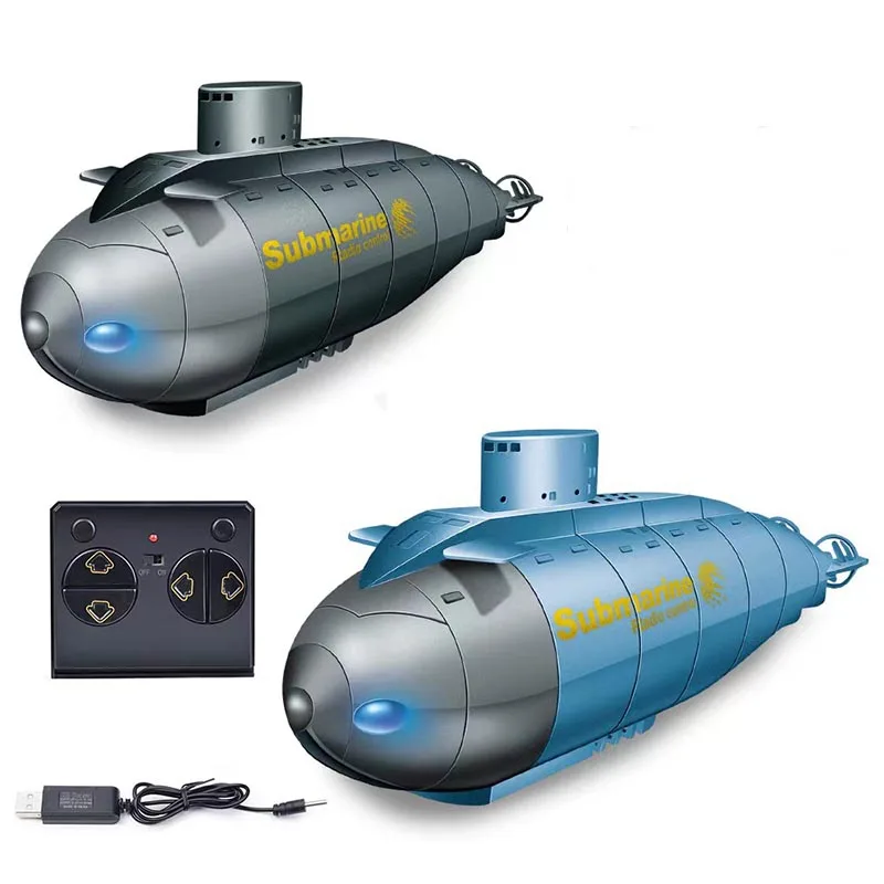 Children Rc Boat Remote Control Six-channel Submarine Fish Tank Aquarium Toys for Kids Under Water Toy Electric Ship Submarine