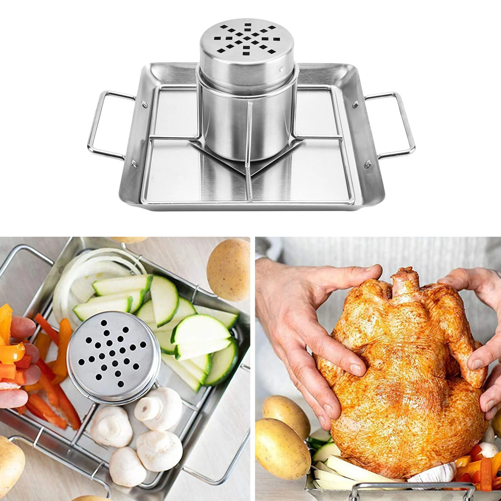 

Уличная подставка для барбекю, подставка для жарки курицы, пива, кастрюли, гриля