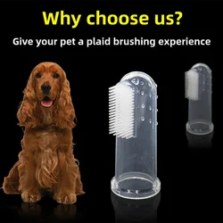 Silicone Pet Finger Toothbrush - 10pc