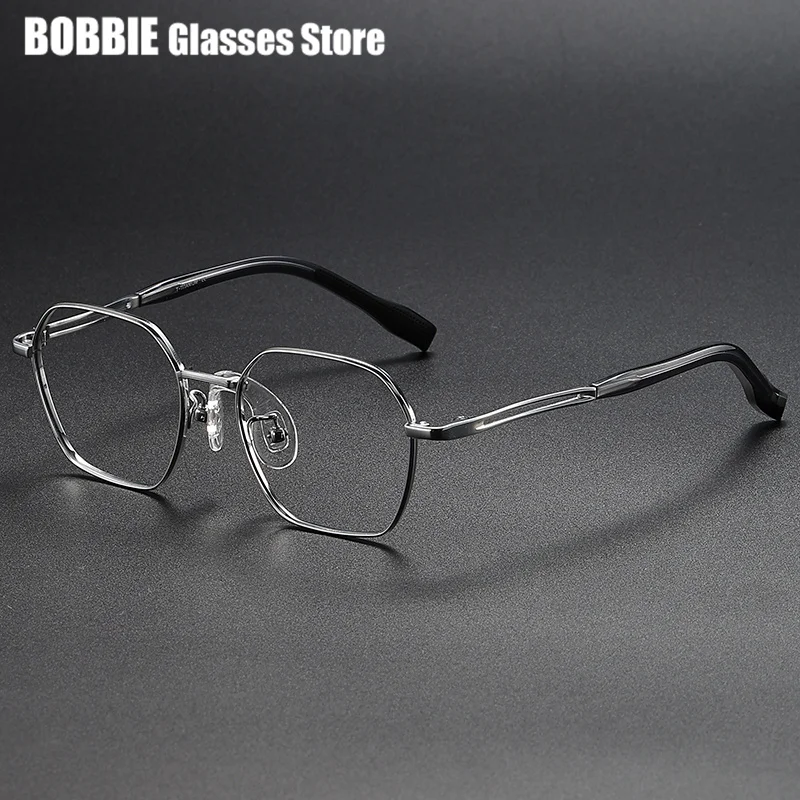 New Teenager Titanium Frame Glasses 80936 Student Eyeglasses Small Fashion High Quality Polygon Myopia Eyewear Boy Girl Kid