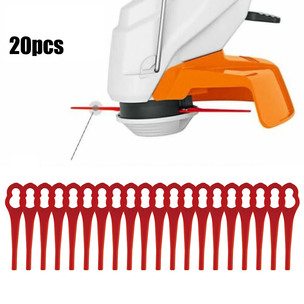 Trimmer Blade Replacement 20pc Plastic Blades For Einhell Akku GE