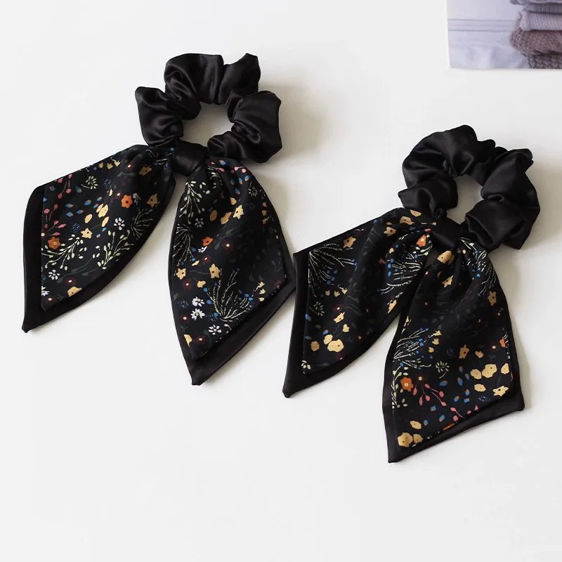 Elegante Elastico per Capelli con Fiocco in Stile Francese, Scrunchie di Alta Qualità per Coda di Cavallo Chic, Accessorio Moda per Capelli - immagine 5