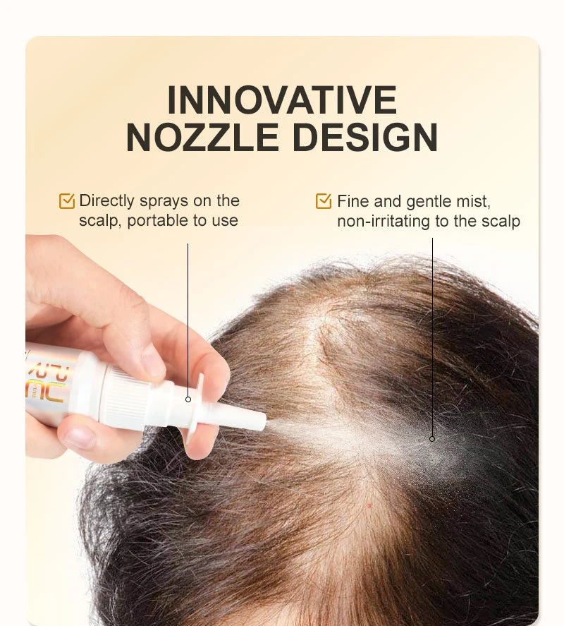 Description Picture 2 of itemBiotin Hair Growth Products For Men Women Hair Loss Treatment Fast Grow Hair Spray Regrowth Thicken Oil Hair Deep Care 1pcs