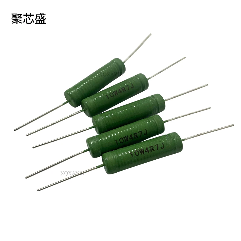 Wirewound Resistor Rx21 winding resistance 10W 5% 2R 5R 10R 30R 50R 82R 100R 390R 470R 1K 10K 10pcs/lot