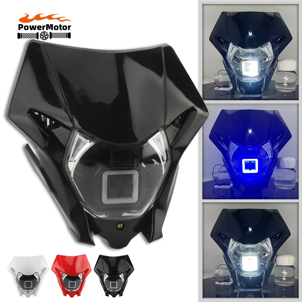 Per Honda Crf150L Moto Led Pannello Faro Crf 150L Motocross Modificato Faro Enduro Dirt Pit Bike Tuning Parti Luce