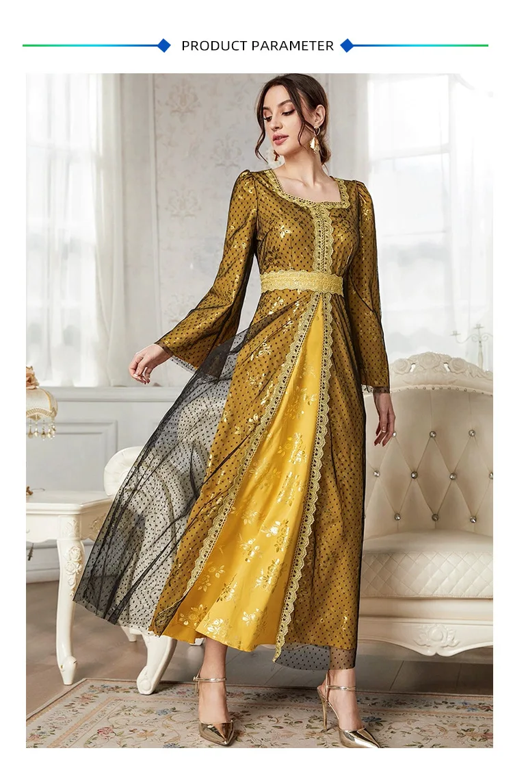 S970500f20ebd4b73986a0e3a9a2bc797o Mesh Party Dress Women Abaya Kimono Khimar Print Dresses Kaftan Kebaya Ramadan Hijab Abayas Dubai Long Robe Eid Islam Clothing Mallzona