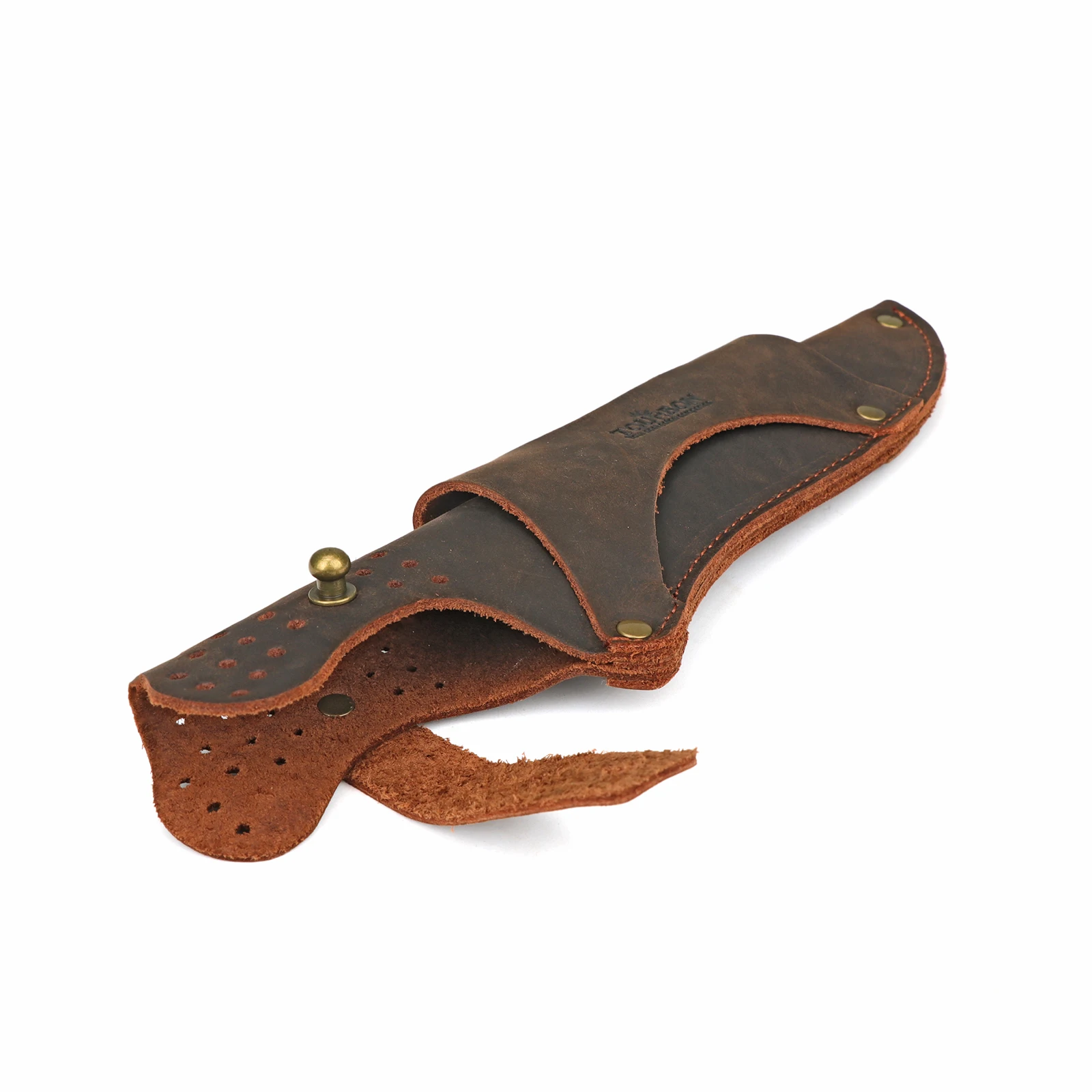 Coltello Pieghevole Tasca Fodera (Guaina) In Pelle Per Coltello Pieghevole - Portacoltello Da Cintura, Colore Nero Portacoltello Robusto Pelle - Foto 6