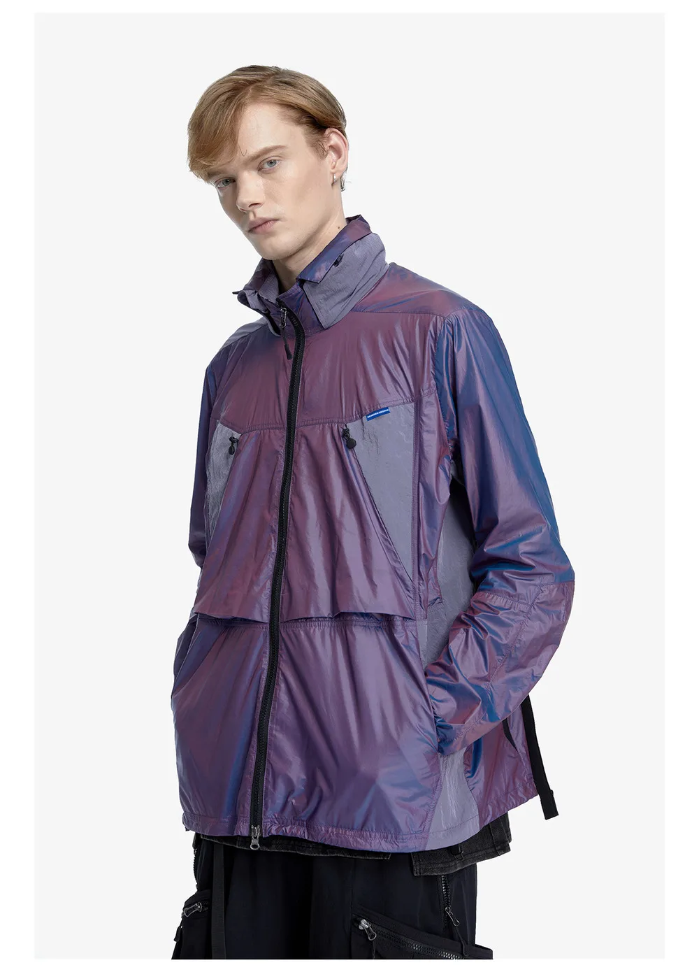 Reindee Lusion 23ss Light breathable UV protection jacket high collar shape adjustable hood techwear gorpcore
