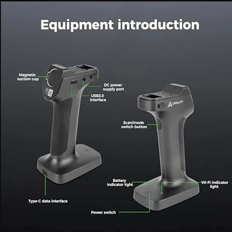 CREALITY CR-Scan Otter本体 & Bridge ワイヤレス Creality CR-Scan Otter Lite Wireless 3D Scanner with Lite