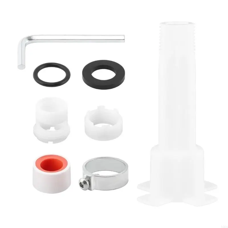 High Performances 4 in 1 Bathtubs Spouts Adapter Set Fit 1/2Inch Brass Pipe and Thread Connection Bathroom Accessory