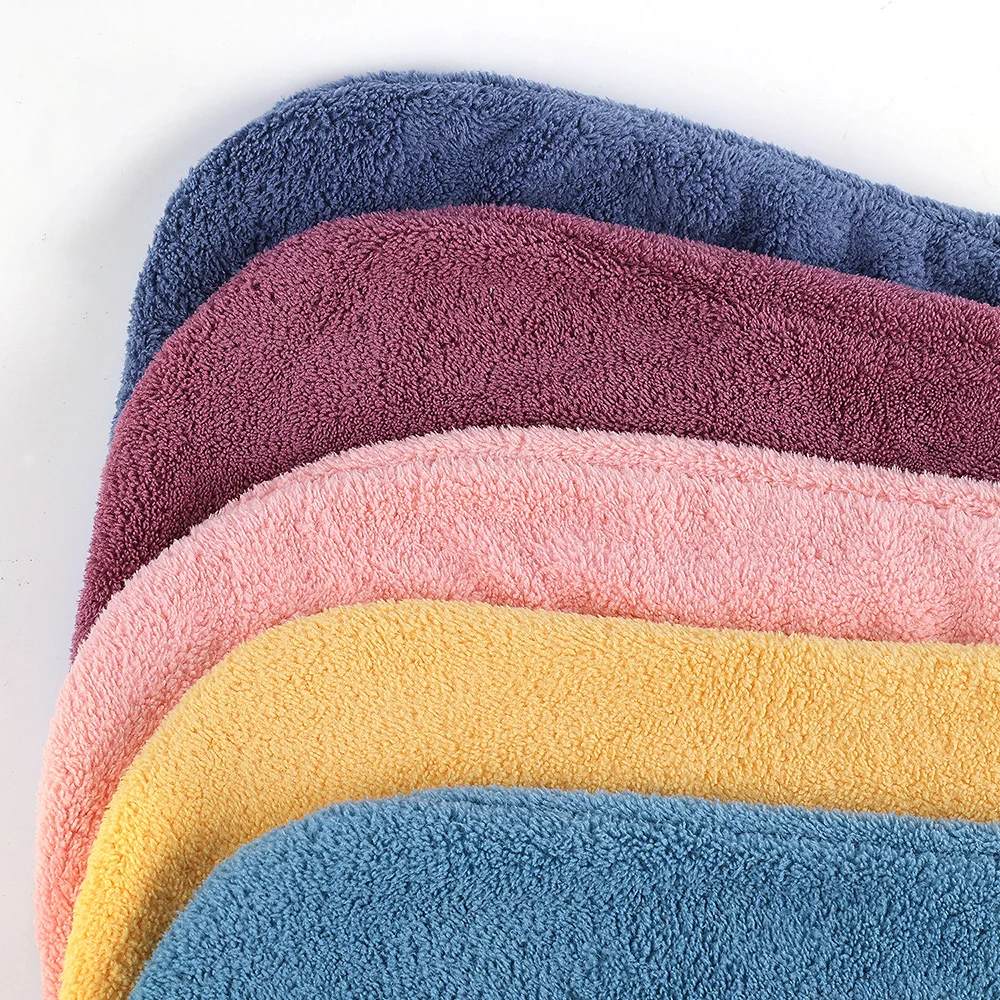 Microfiber Towels Quick Drying Towel Women Girl's Microfiber Shower Towel Quick Hair Drying Cap Soft Bath Hats Skin Friendly Water Absorption Bathroom Hooded Towels
