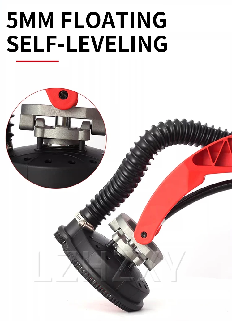 Handheld Wall Sander Ceiling/Wall/Floor Rough Planer 180° Flexible Shaft Concret