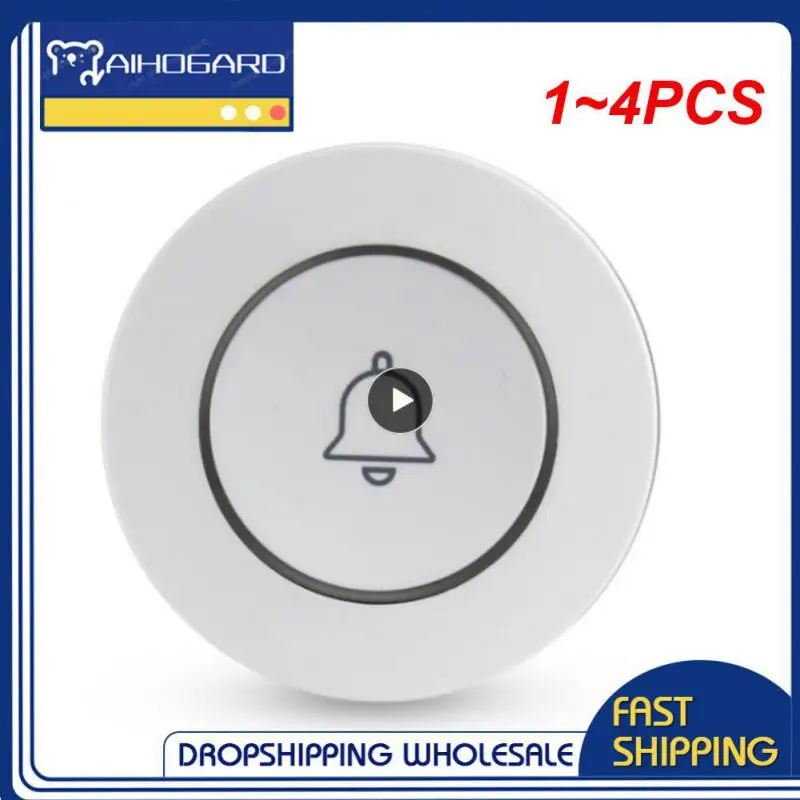 

Беспроводной пульт дистанционного управления Tuya Smart Home, 1-4 шт., 433 МГц, кнопка SOS, кнопка экстренного вызова, беспроводная кнопка экстренного вызова, дверной звонок