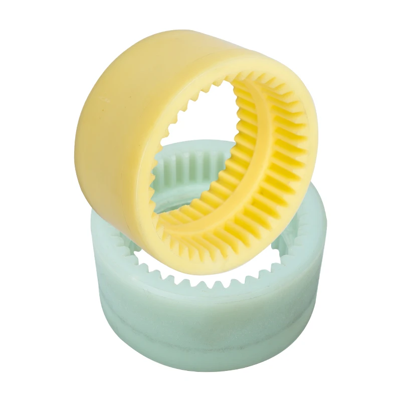 Inner tooth nylon sleeve inner tooth gear coupling accessories oil pump motor special joint high torque connection sleeve shaft coupler flexible coupling shaft connector rigid shaft coupler