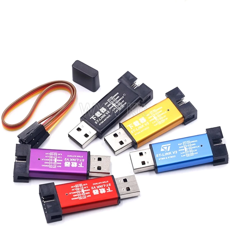 St Link Stlink St-Link V2 Mini Stm8 Stm32 Simulatore Download Programmatore Programmazione Con Coperchio Cavo Dupont St Link V2