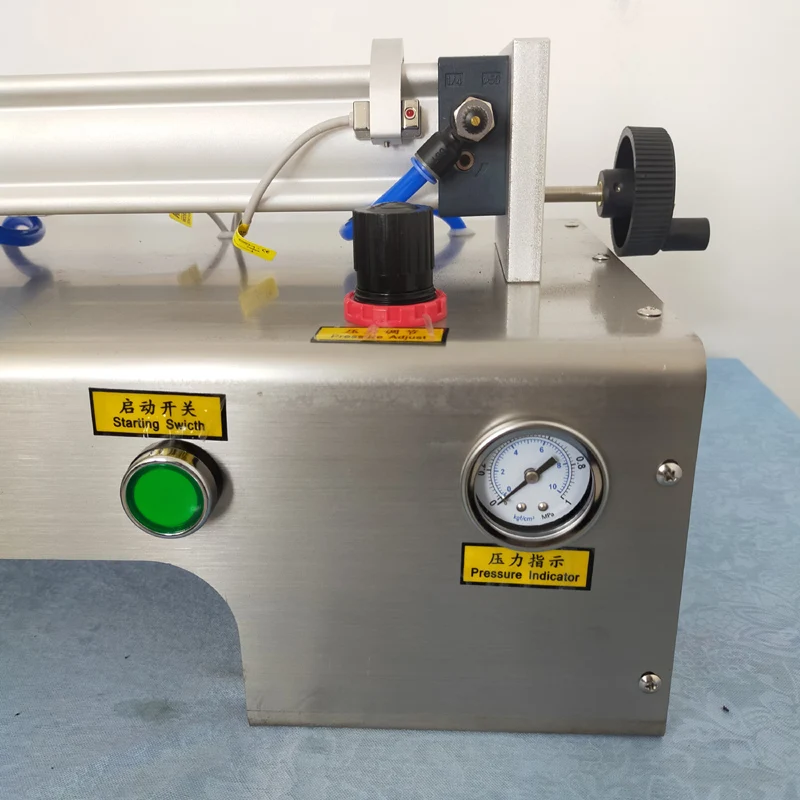PBOBP Paste Filling Machine Piston Filler Lotion Shampoo Cream Honey Sauce Peanut Butter Pneumatic Semi Auto Single Head Need