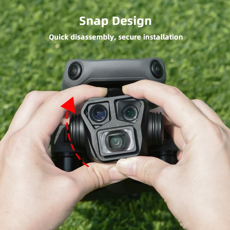 Objectif Grand Angle pour DJI Mavic 3 Pro - Filtre Cardan Externe