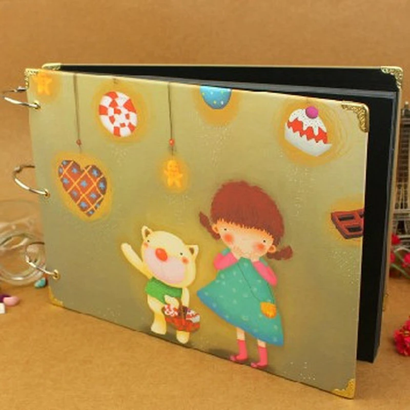 10 Inch 30 Sheets DIY Album Child Series Scrapbook Craft Paper Diy Handmade Photo Albums for Baby Child Wedding Memory Holder