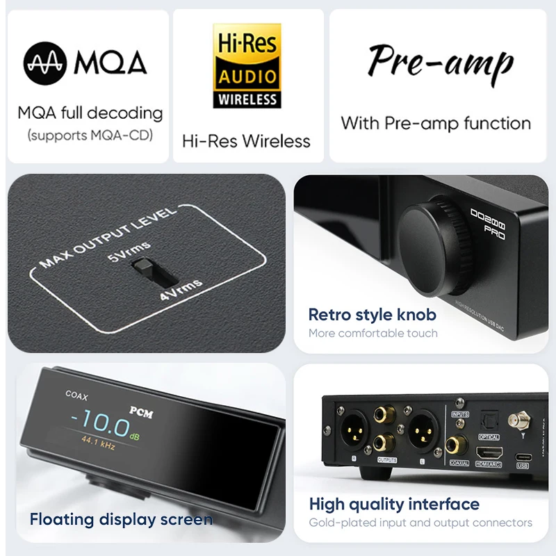 S.M.S.L DO200 Hi‐Res対応USB DAC 元箱あり 【PCオーディオ編：第2