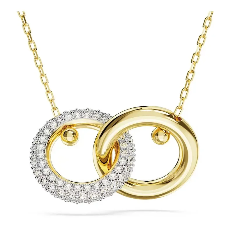 

Exquisite 2023 New Style Light Luxury Fashion Cute Two Small Circles Lucky Necklace Christmas Gift Free Shipping