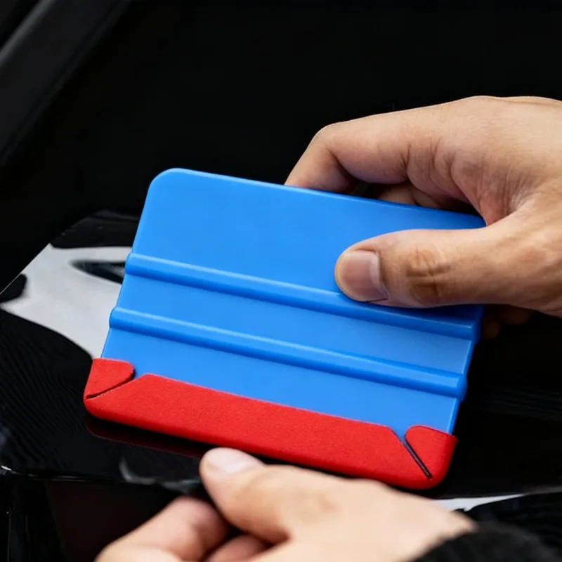 20/5Pcs Squeegee Felt Cloth Car Vinyl Film Wrapping Scraper No Scratch Microfiber Replaceable Felts for Vinyl Spatula Tools