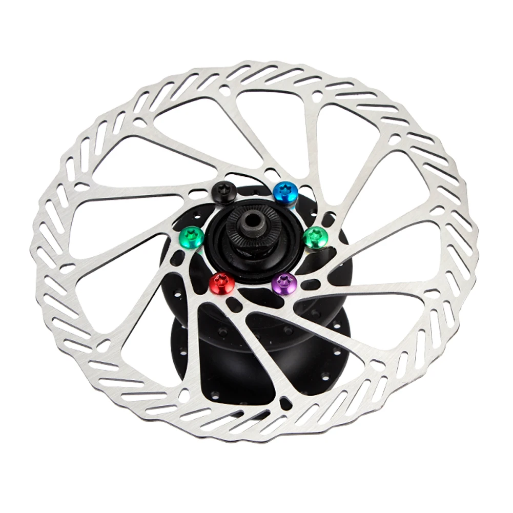 12pcs M5x10mm Disk Brake Rotor Bolts Steel T25 Bike Bicycle Brakes Disc Screws