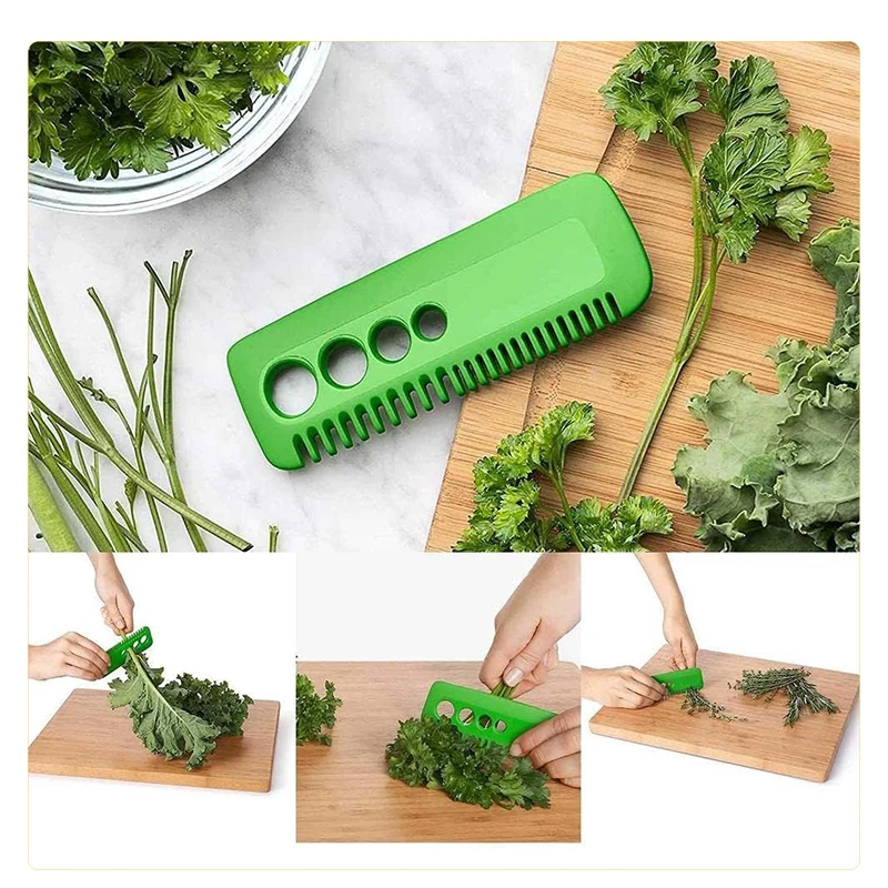 Handle Peeling Comb Peeler Fruit and Vegetable Slicer Vegetable Leaf Stripper